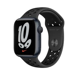 Apple Watch (Series 7) 2021 GPS 45 - Aluminium Midnight black - Sport band Black