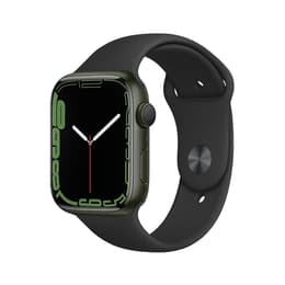 Apple Watch (Series 7) 2021 GPS + Cellular 41 - Aluminium Green - Sport band Black