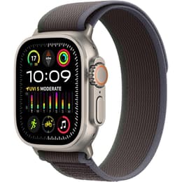 Apple Watch (Ultra) 2023 GPS + Cellular 49 - Titanium Grey - Trail loop Olive