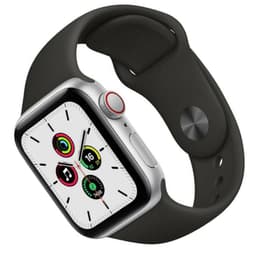 Apple Watch Series SE 1 (2020) GPS + Cellular 40 mm - Aluminium Silver - Sport band Black