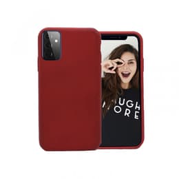 Case Galaxy A72 4G 5G - Natural material - Red
