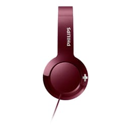 Philips SHL3075RD wired Headphones with microphone - Red