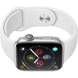 Apple Watch (Series 4) 2018 GPS 44 - Aluminium Silver - Sport loop White