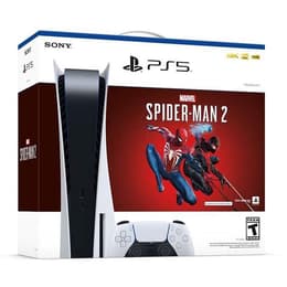 PlayStation 5 825GB - White - Limited edition Spider-Man 2 + Spider-Man 2