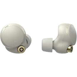 Sony WF-1000XM4 Earbud Noise-Cancelling Bluetooth Earphones - Silver