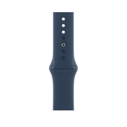 Apple Watch Series 7 (2021) GPS + Cellular 45 mm - Stainless steel Graphite - Sport band Blue