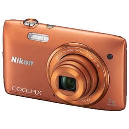 Nikon Coolpix S3500 Compact 20 - Orange