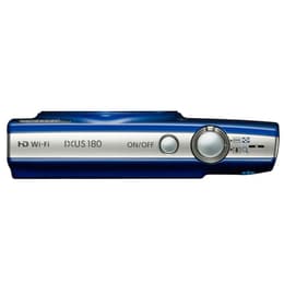 Compact Ixus 180 - Blue + Canon Zoom Lens 12x IS 24-240mm f/3.0-6.9 f/3.0-6.9