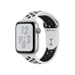 Apple Watch (Series 4) 2018 GPS 44 - Aluminium Silver - Sport loop Black