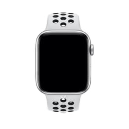 Apple Watch Series 4 (2018) GPS 44 mm - Aluminium Silver - Nike Sport band White/Black