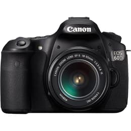 Reflex EOS 60D - Black + Canon Zoom Lens EF-S 18-55mm f/3.5-5.6 IS f/3.5-5.6