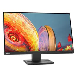 24-inch Lenovo ThinkVision E24Q-20 2560 x 1440 LED Monitor Black