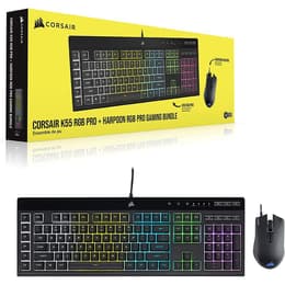 Corsair Keyboard AZERTY French Backlit Keyboard K55 RGB PRO