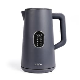 Livoo Bouilloire digitale Grey 1.5L - Electric kettle