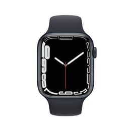 Apple Watch (Series 7) 2021 GPS 45 - Aluminium Space black - Sport band Black