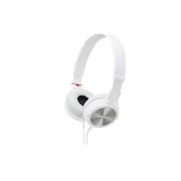Sony MDR-ZX310 noise-Cancelling wired Headphones with microphone - White