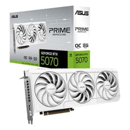Asus NVIDIA GeForce RTX 5070 12GB GDDR7 PRIME OC WHITE Graphics Card