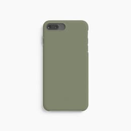 Case iPhone 8 Plus - Natural material - Green