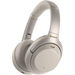 Sony WH-1000X M3 noise-Cancelling wireless Headphones with microphone - Beige