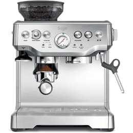Coffee maker with grinder Without capsule Sage The Barista Express BES875 2L - Silver