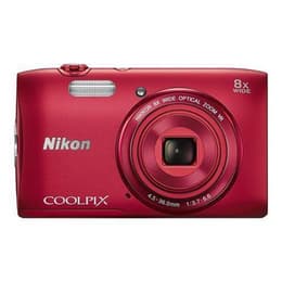 Nikon Coolpix S3600 Compact 20 - Red