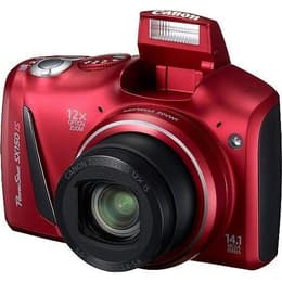 Compact PowerShot SX150 IS - Red + Canon Zoom Lens 12X IS 28-336mm f/3.4-5.6 f/3.4-5.6
