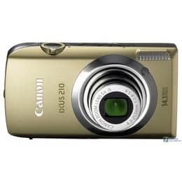Compact Ixus 210 - Gold + canon Zoom Lens 5X IS 4,3-21,5mm f/2.8-5.9 f/2.8-5.9