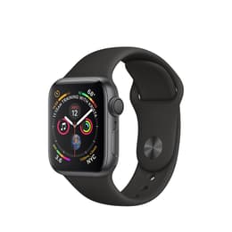 Apple Watch (Series 4) 2018 GPS 40 - Aluminium Space black - Sport band Space black