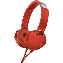 Sony MDR-XB550 wired Headphones - Red