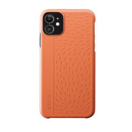 Case iPhone 11 / Xr - Natural material - Orange
