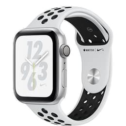 Apple Watch Series 4 (2018) GPS + Cellular 40 mm - Aluminium Silver - Nike Sport band White/Black