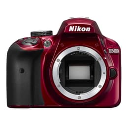 Reflex D3400 - Red + Nikon Nikon AF-P DX Nikkor 18-55mm f/3.5-5.6G VR f/3.5-5.6
