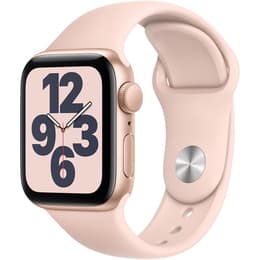 Apple Watch Series SE 1 (2020) GPS 44 mm - Aluminium Gold - Sport band Pink