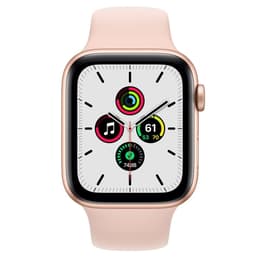 Apple Watch Series SE 1 (2020) GPS 44 mm - Aluminium Gold - Sport band Pink