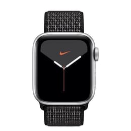 Apple Watch (Series 5) 2019 GPS + Cellular 44 - Aluminium Silver - Sport Nike Black