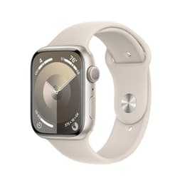 Apple Watch () 2023 GPS + Cellular 45 - Aluminium Starlight - Sport loop Starlight