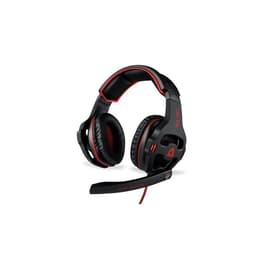 Klim Mantis noise-Cancelling gaming Headphones with microphone - Black/Red