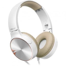 Pioneer SEMJ722TT wired Headphones with microphone - White
