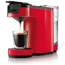 Pod coffee maker Senseo compatible Philips HD7880/81 1L - Red