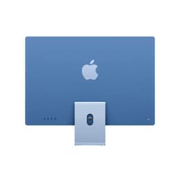 iMac 24" (2024) Apple M4 8-core 8-core GPU - 256 Go SSD - 16 GB QWERTY - English Standard glass
