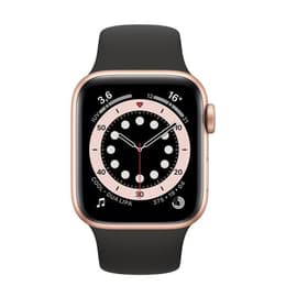Apple Watch (Series 6) 2020 GPS + Cellular 40 - Aluminium Gold - Sport band Black