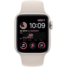 Apple Watch (Series SE) 2022 GPS 44 - Aluminium Starlight - Sport band Starlight