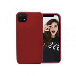 Case Galaxy A12 - Natural material - Red