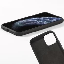 Case iPhone 11 Pro and 2 protective screens - Silicone - Black