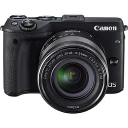EOS M3 - Black + Canon Zoom Lens EF-M 18-55mm f/3.5-5.6 IS STM f/3.5-5.6