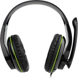 Aaamaze AMGT0001 noise-Cancelling gaming wired Headphones with microphone - Black/Green