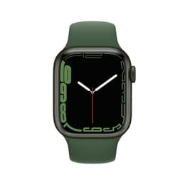 Apple Watch (Series 7) 2021 GPS 41 - Aluminium Green - Sport band Green