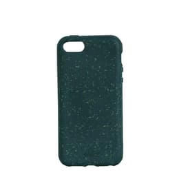 Case iPhone SE/5/5S - Natural material - Green