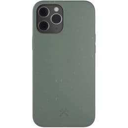 Case iPhone 12/12 Pro - Natural material - Green