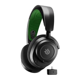 Steelseries Arctis 7X noise-Cancelling gaming wireless Headphones with microphone - Black/Green